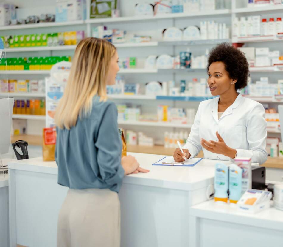 contact patient en pharmacie